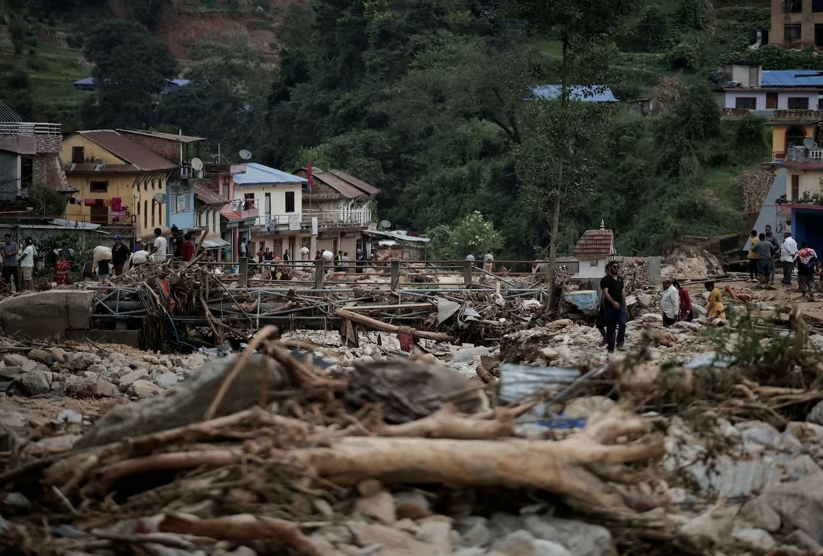 Nepal ‘vật lộn’ với lũ lụt và lở đất nghiêm trọng trên diện rộng