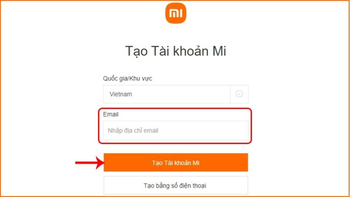 Tạo tài khoản Xiaomi, đăng ký tài khoản MI Account nhanh chóng