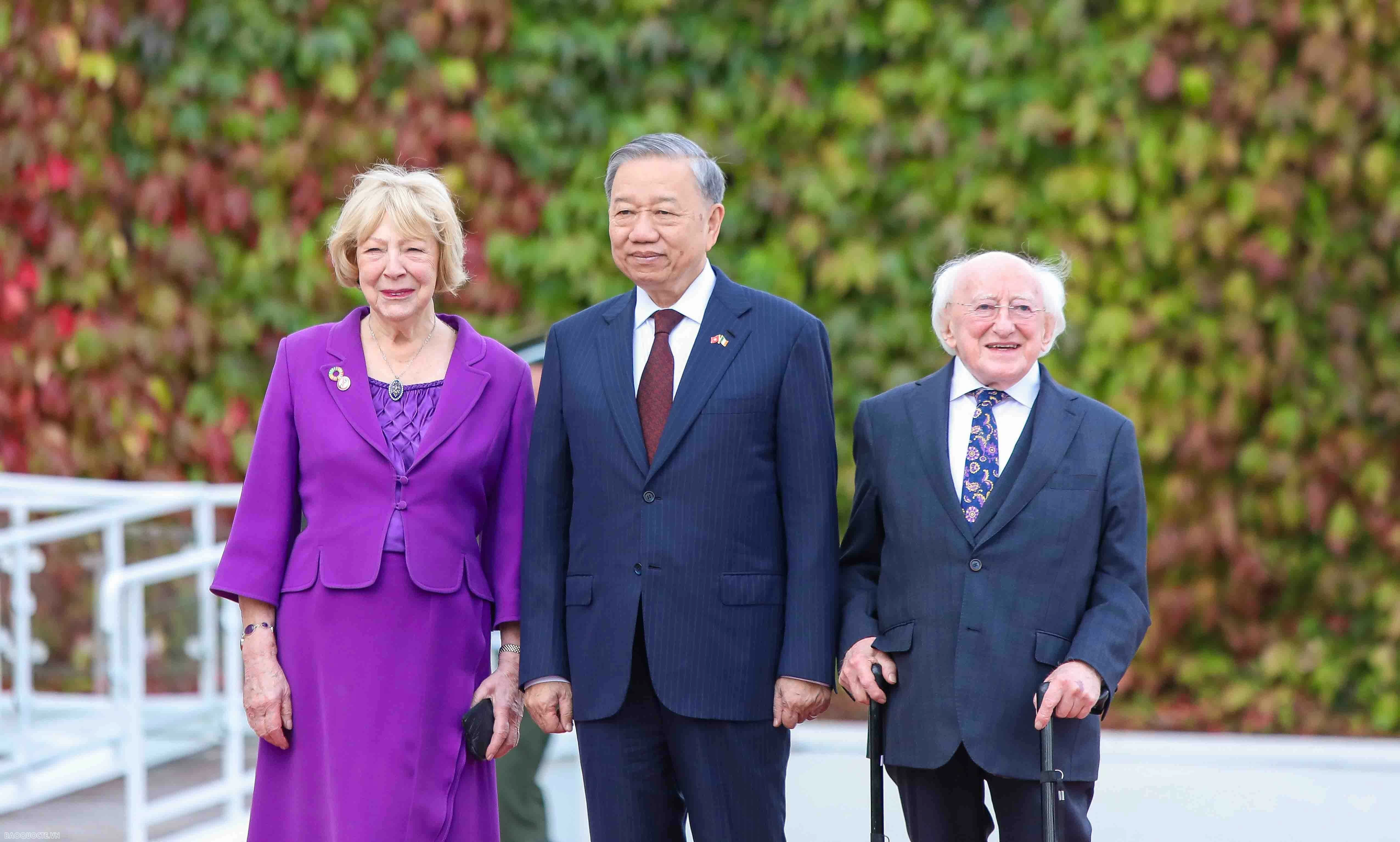 Phát biểu của Tổng thống Michael D. Higgins tại tiệc chiêu đãi nhân chuyến thăm cấp Nhà nước tới Ireland của Tổng Bí thư, Chủ tịch nước Tô Lâm