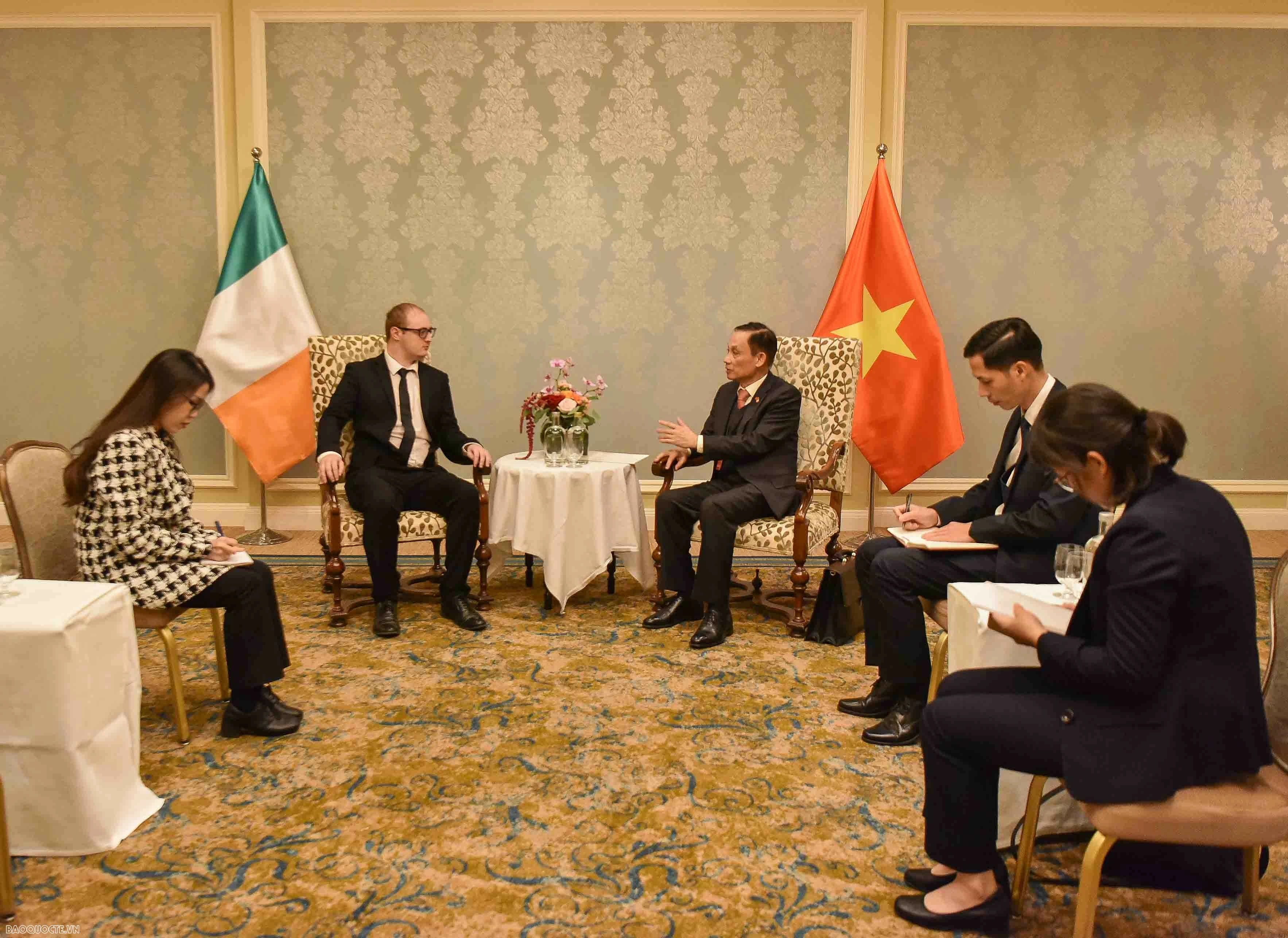 Vietnamese, Irish high-ranking Party officials meet