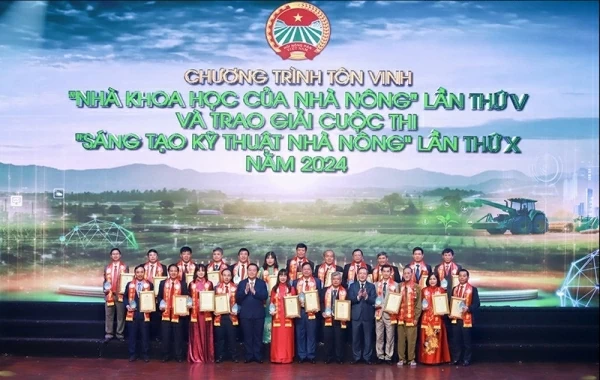 Hội Nông dân Việt Nam tôn vinh 56 Nhà khoa học của nhà nông; trao giải Cuộc thi Sáng tạo kỹ thuật nhà nông