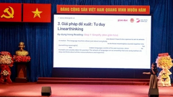 Nâng cao năng lực cho giáo viên môn tiếng Anh cấp THPT với tư duy mới Linearthinking