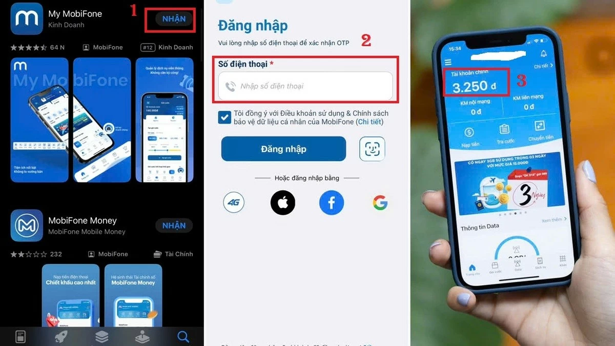 Hướng dẫn kiểm tra số dư tài khoản Mobifone trả trước, trả sau