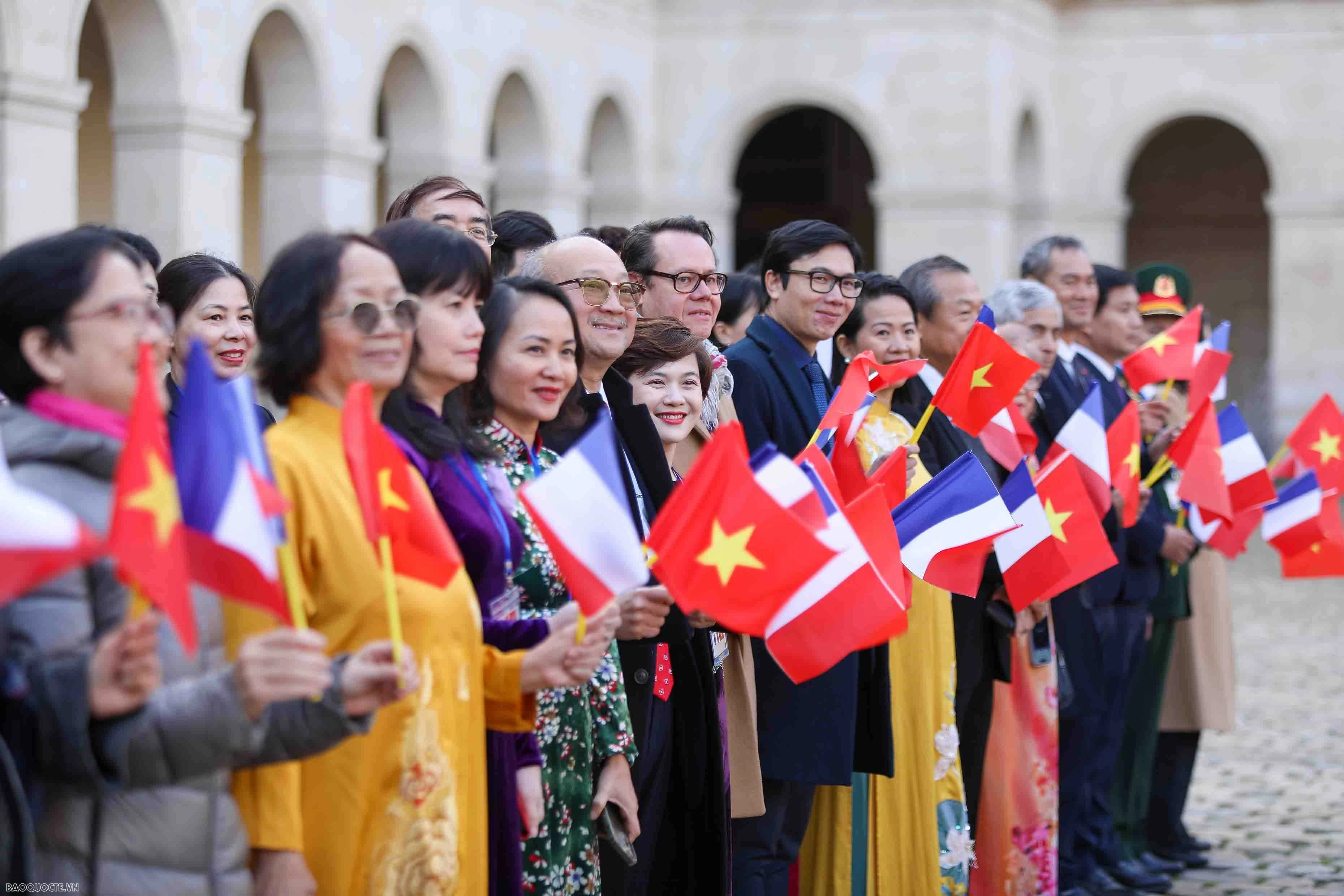 Lễ đón chính thức Tổng Bí thư, Chủ tịch nước Tô Lâm tại điện Invalides