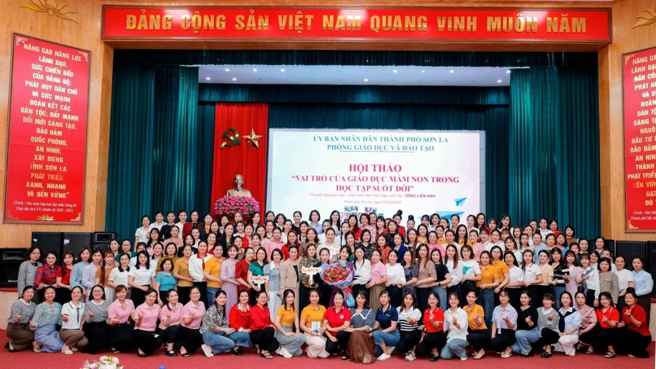 Thành phố Sơn La đẩy mạnh vai trò của giáo dục mầm non trong lĩnh vực học tập suốt đời