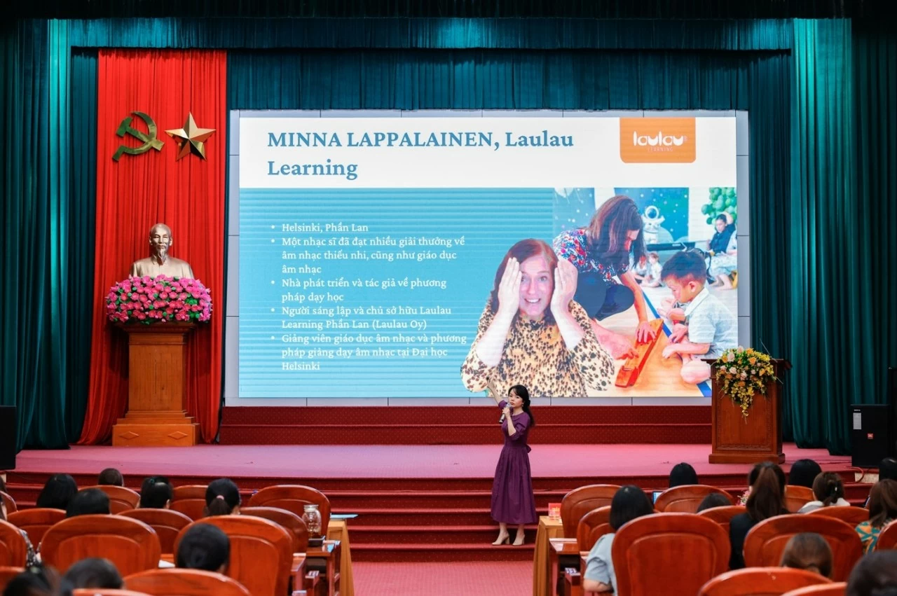 Chuyên gia giáo dục Tống Liên Anh giới thiệu về Phương pháp Học thông qua nghệ thuật và âm nhạc Laulau Learning Chuyên gia giáo dục Tống Liên Anh giới thiệu về Phương pháp Học thông qua nghệ thuật và âm nhạc Laulau Learning