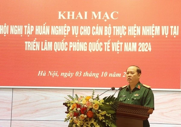 Rộn ràng công tác chuẩn bị cho Triển lãm Quốc phòng quốc tế Việt Nam 2024