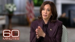 Phó Tổng thống Mỹ Kamala Harris trả lời phỏng vấn trên chương trình 60 Minutes