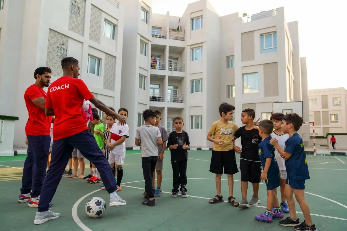 Bóng đá mang lại niềm vui và động lực cho trẻ em Palestine tị nạn ở Qatar