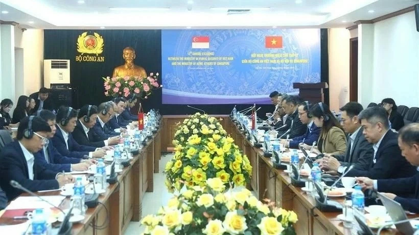 Public Security Ministry, Singapore’s Home Affairs Ministry hold Deputy Ministerial meeting in Hanoi