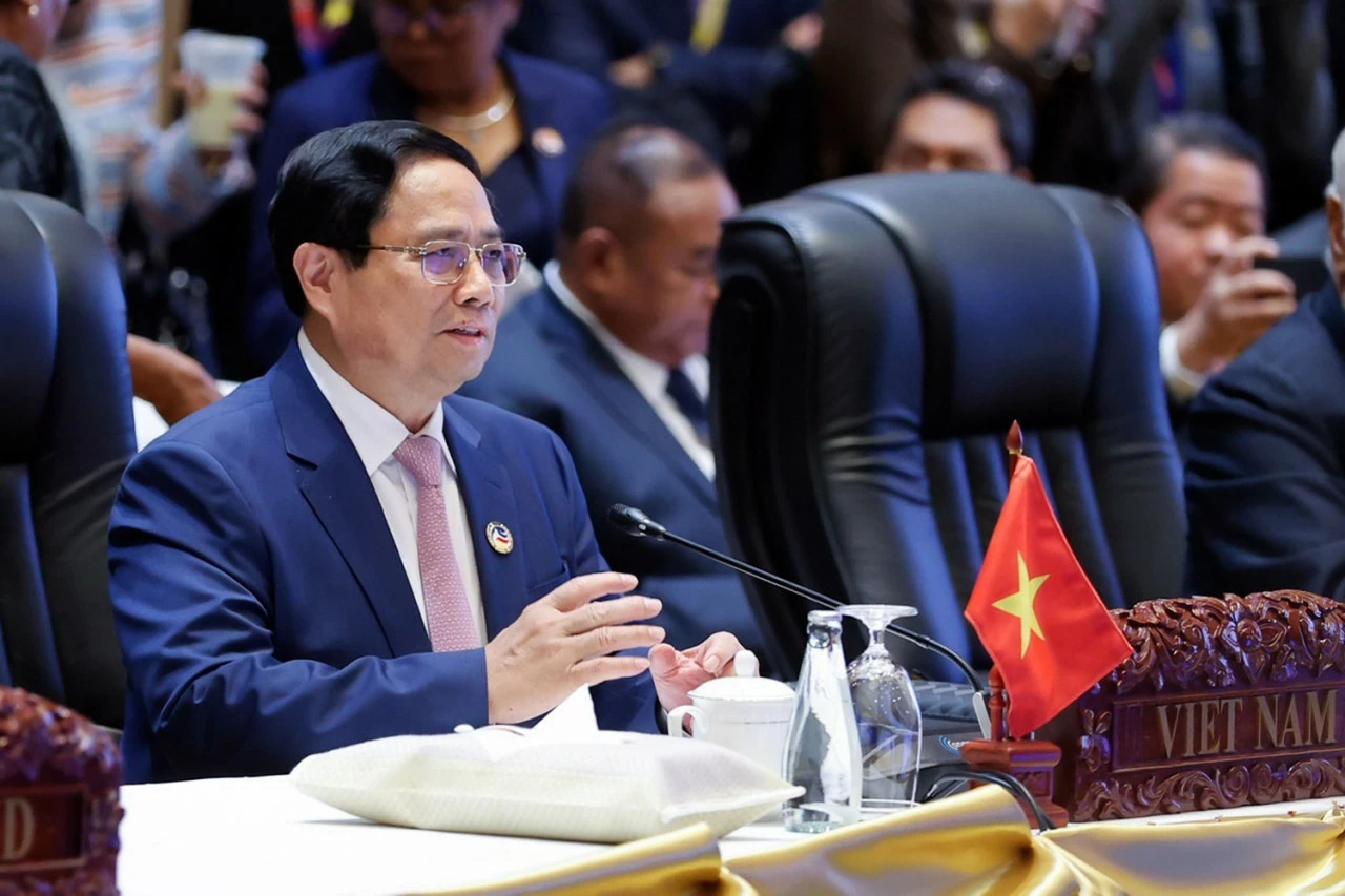Thủ tướng Chính phủ Phạm Minh Chính dự và phát biểu tại phiên họp toàn thể Hội nghị Cấp cao ASEAN Thủ tướng Chính phủ Phạm Minh Chính dự và phát biểu tại phiên họp toàn thể Hội nghị Cấp cao ASEAN