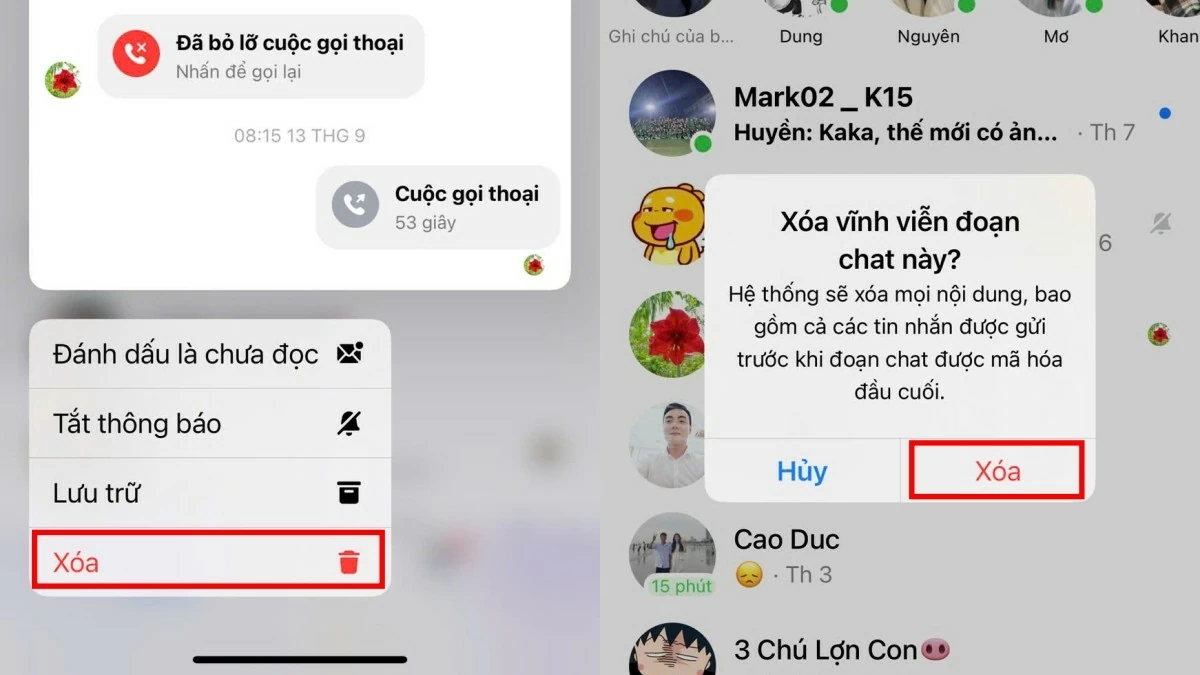 Cách tắt, mở cuộc trò chuyện bí mật trên Messenger trên điện thoại nhanh chóng