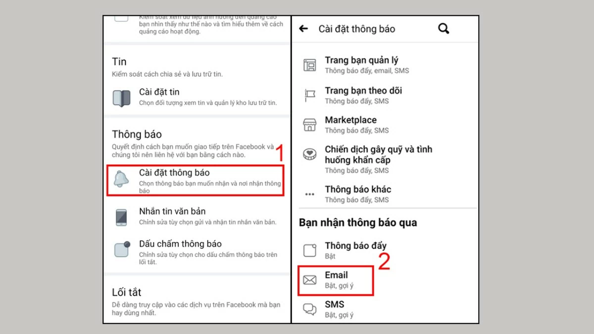 Cách tắt thông báo Facebook trên Gmail vô cùng đơn giản