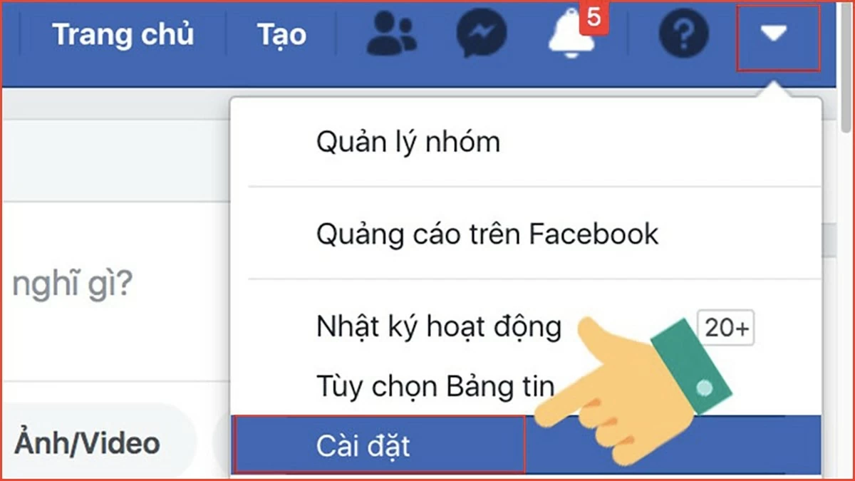 Cách tắt thông báo Facebook trên Gmail vô cùng đơn giản