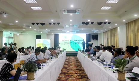 Capacity project promotes sustainable, low-carbon rice production in SE Asia