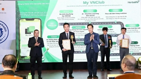 Herbalife Vietnam wins the 2024 'Industrie 4.0 Award' for the My VNClub app