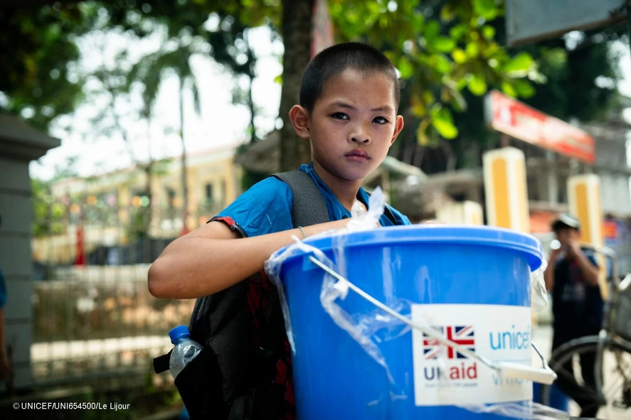 UNICEF’s emergency response to Typhoon Yagi in Vietnam