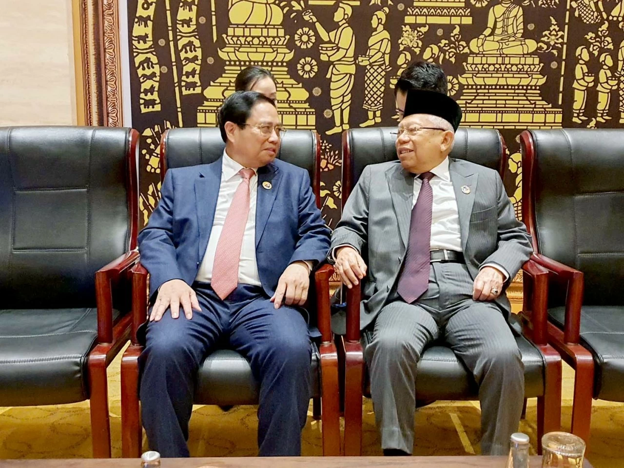 PM Pham Minh Chinh meets with Indonesian Vice President Ma’ruf Amin to raise trade revenue