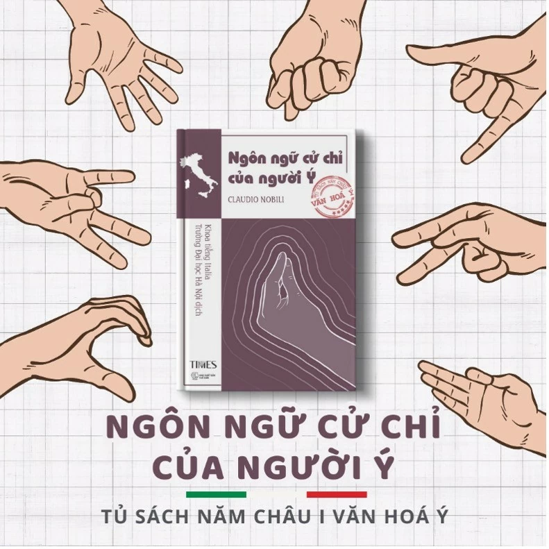 Cuốn sách Ngôn ngữ cử chỉ của người Ý.