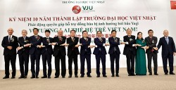 Lễ kỷ niệm 10 năm thành lập Trường Đại học Việt Nhật-biểu tượng cho mối quan hệ hữu nghị giữa Việt Nam-Nhật Bản