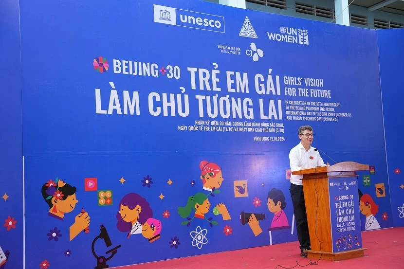 Trưởng đại diện UNESCO tại Việt Nam Jonathan Wallace Baker. (Nguồn: UN Women)