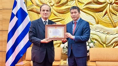 Vietnam honours Greek Ambassador Georgios Stilianopoulos with friendship medal