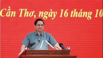 PM Pham Minh Chinh orders to speed up construction of transport projects in Mekong Delta