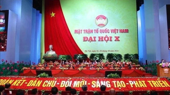 Vietnam Fatherland Front’s 10th National Congress begins first working session