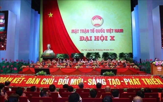 Vietnam Fatherland Front’s 10th National Congress begins first working session