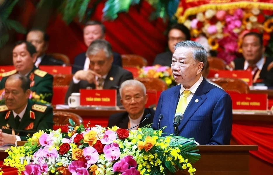 Tổng Bí thư, Chủ tịch nước Tô Lâm phát biểu chỉ đạo tại Đại hội đại biểu toàn quốc MTTQ Việt Nam lần thứ X