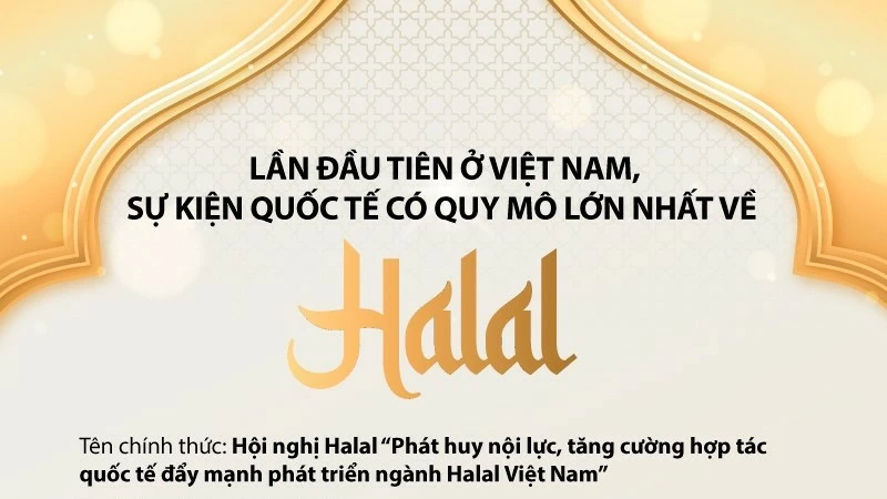 Sự kiện quốc tế có quy mô lớn nhất về Halal, thị trường ngàn tỷ USD sắp diễn ra tại Việt Nam