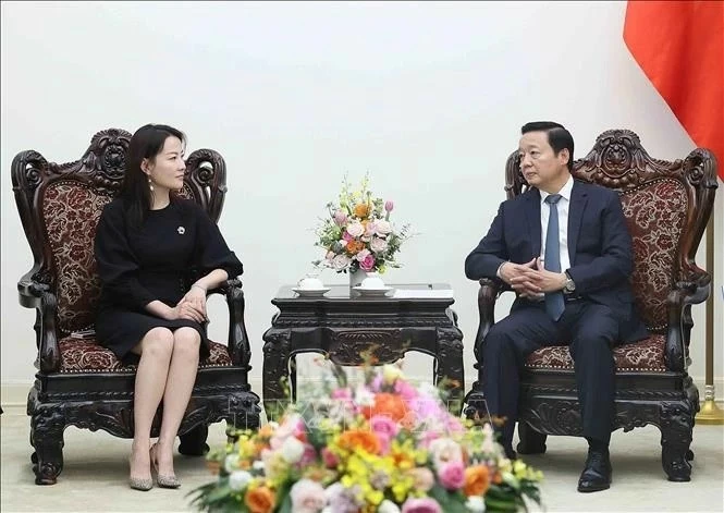 Deputy PM Tran Hong Ha receives Chinese construction Group’s leader