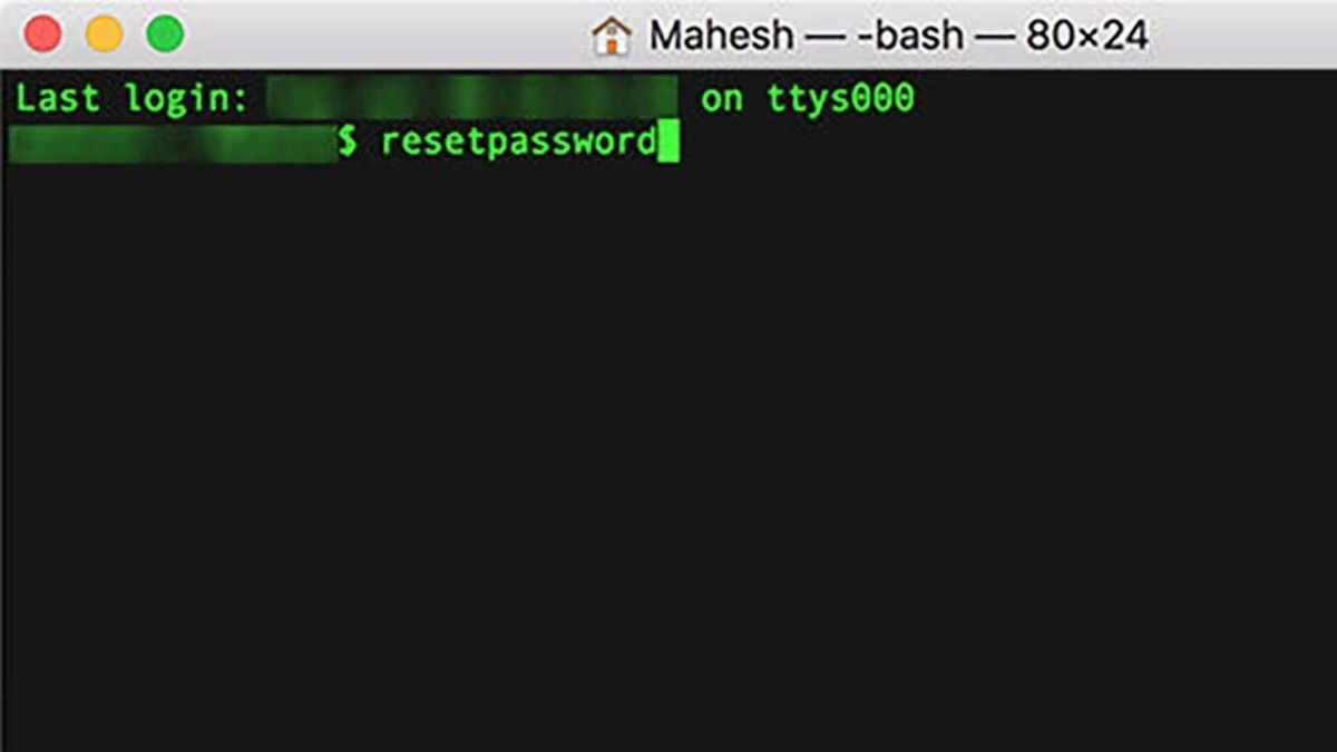 Lấy lại, đổi mật khẩu khi quên mật khẩu Macbook hiệu quả