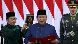 Tổng thống đắc cử Indonesia Prabowo Subianto chính thức nhậm chức