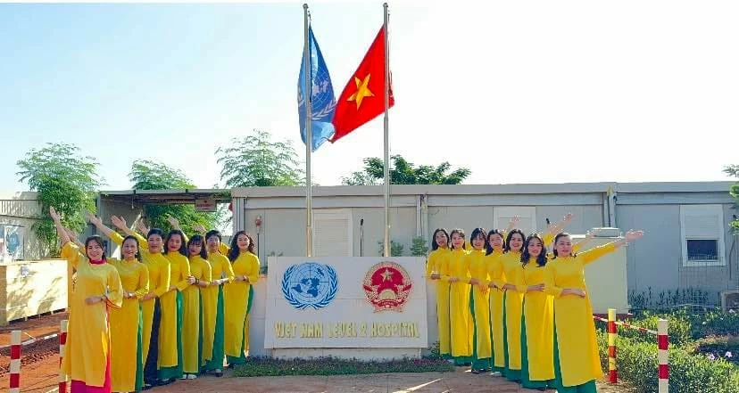 Không khí Ngày Phụ nữ Việt Nam tại Bệnh viện dã chiến ở Nam Sudan