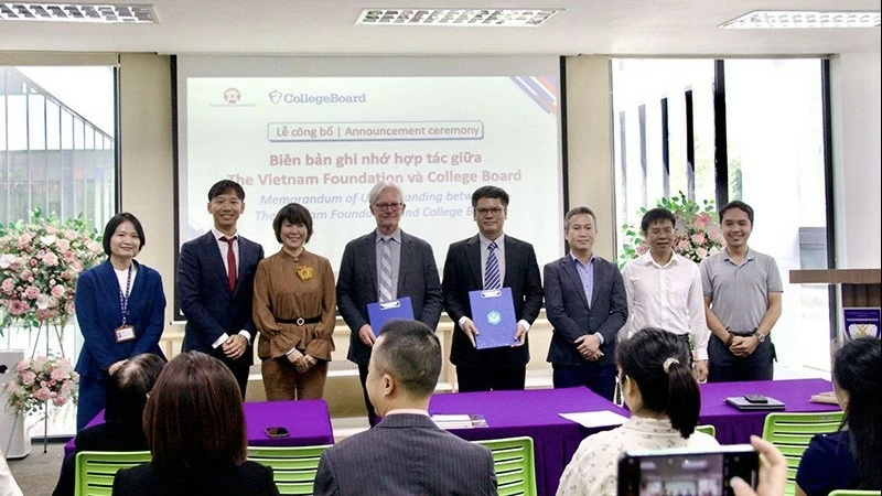 The Vietnam Foundation và College Board công bố MoU thúc đẩy phát triển giáo dục chất lượng cao tại Việt Nam