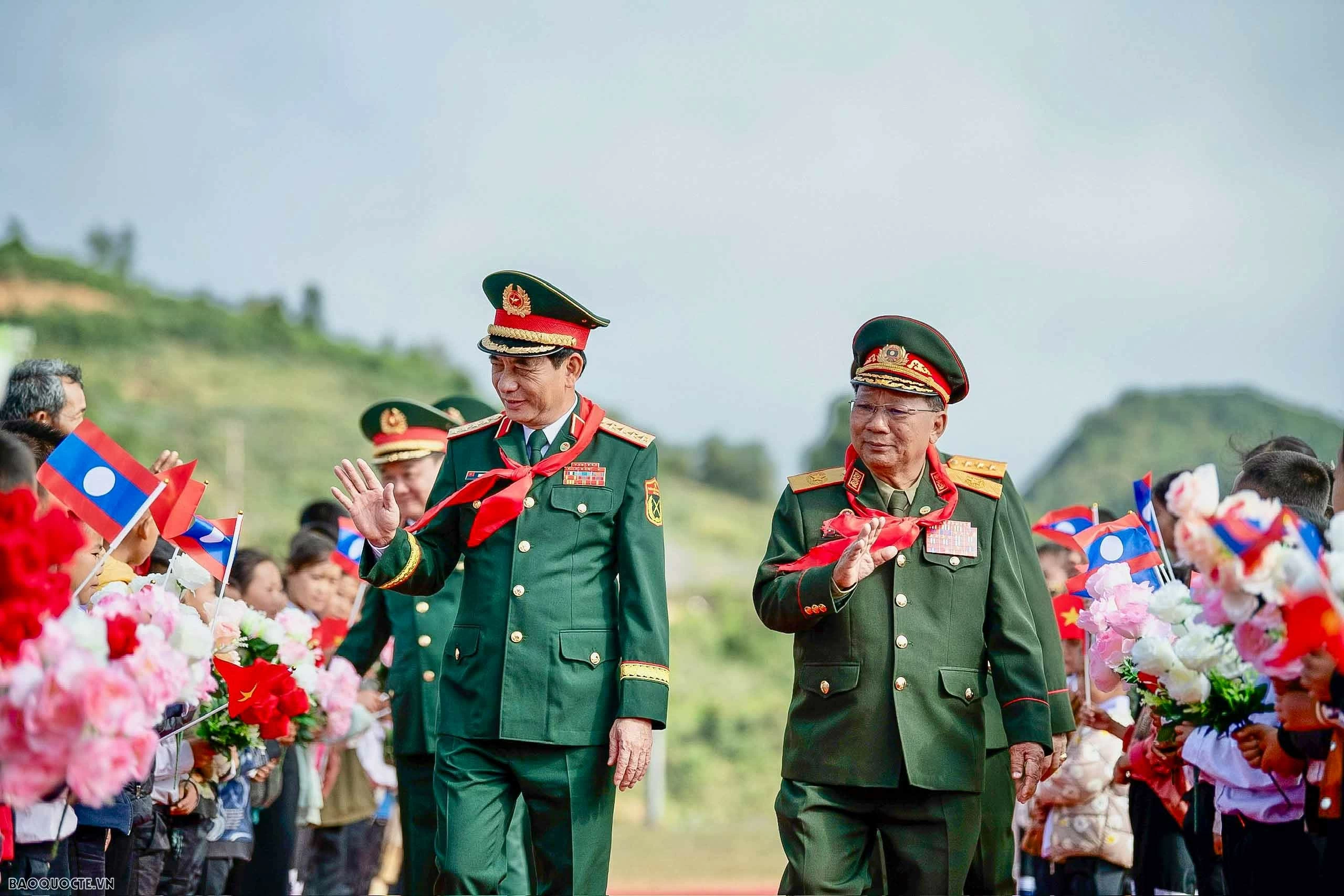 Chương trình Giao lưu quốc phòng biên giới Việt Nam thành công tốt đẹp Bộ Quốc phòng Việt Nam hỗ trợ Lào xây dựng xây dựng doanh trại quân đội