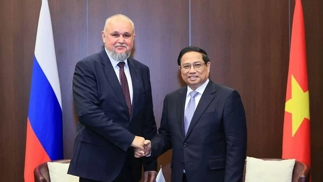 PM Pham Minh Chinh receives Russian Minister of Energy Sergey Tsivilev in Kazan