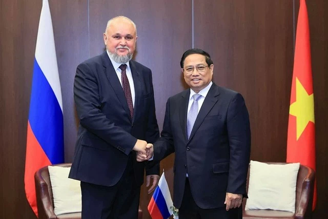 PM Pham Minh Chinh receives Russian Minister of Energy Sergey Tsivilev in Kazan