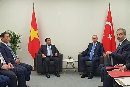 Vietnamese Prime Minister meets with Turkish President in Russia