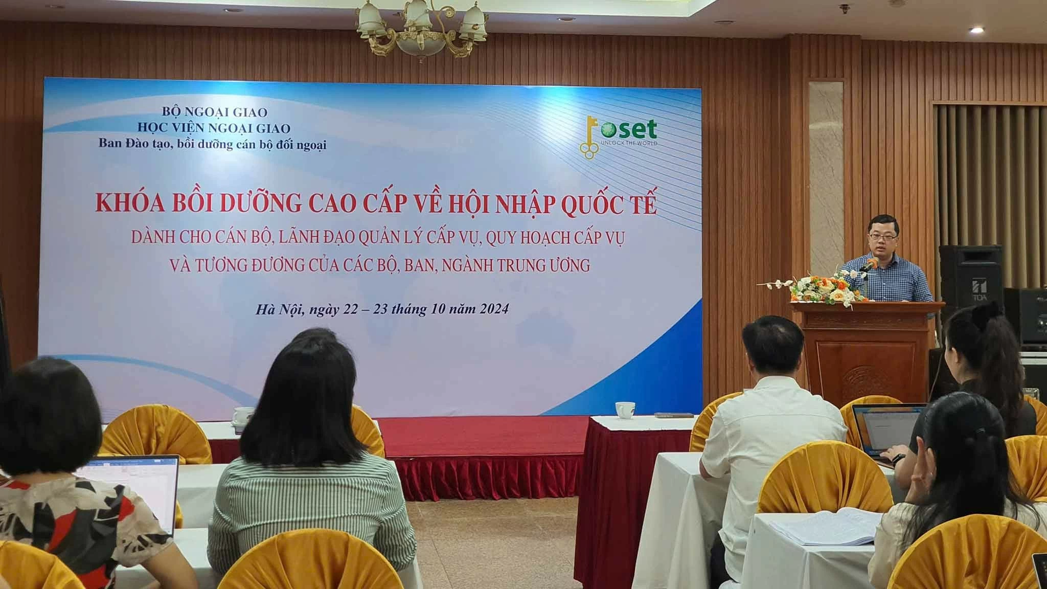 Học viện Ngoại giao tổ chức khóa bồi dưỡng cao cấp về hội nhập quốc tế cho cán bộ lãnh đạo cấp Vụ của các bộ, ban, ngành Trung ương