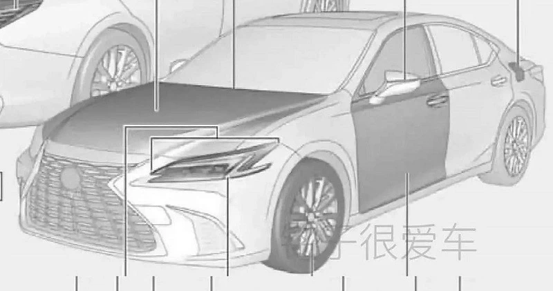 Lexus ES 2025 lộ diện với loạt nâng cấp từ trong ra ngoài