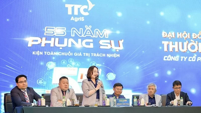 ĐHCĐ TTC AgriS: Bà Đặng Huỳnh Ức My khẳng định sẽ đẩy mạnh tái cấu trúc tài chính, tập trung vào hoạt động lõi