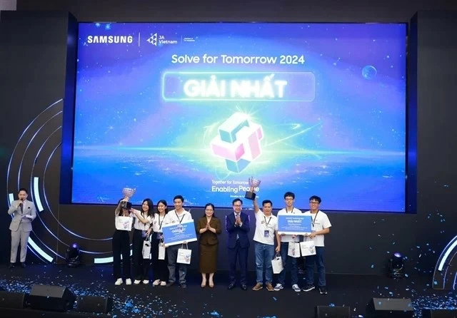 Winners of Solve for Tomorrow 2024 competition announced. (Source: VNA)