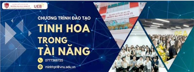 Trường Đại học Kinh tế - ĐHQGHN đứng ra tổ chức chương trình “Tinh hoa trong tài năng”.