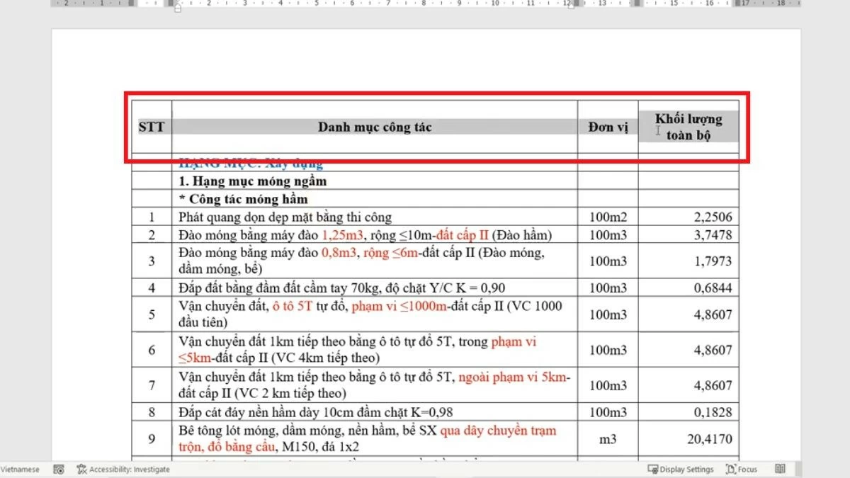 Cách lặp lại tiêu đề trong Word cho bảng biểu, in ấn siêu đơn giản