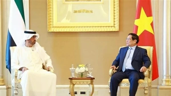 PM Pham Minh Chinh receives UAE Minister of Industry and Advanced Technology Sultan bin Ahmed Al Jaber