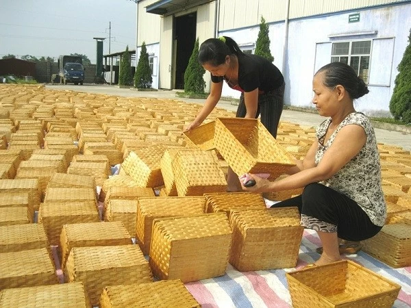 Bamboo and rattan weaving village in Hanoi’s Phu Tuc recognized as tourist destination