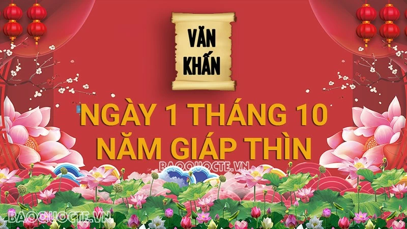 Văn khấn mùng 1 tháng 10 Âm lịch năm Giáp Thìn 2024, bài cúng gia tiên và thần linh theo truyền thống Việt Nam