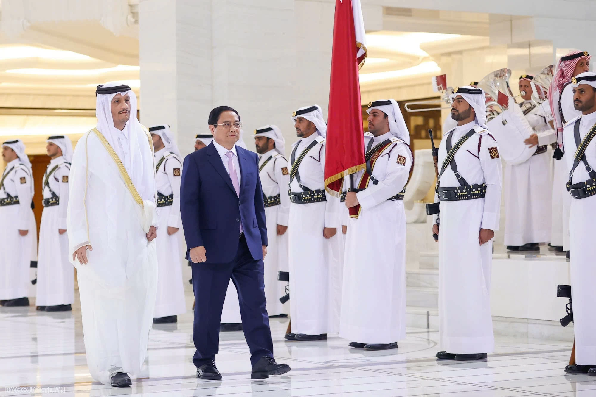 Thủ tướng Phạm Minh Chính và Phu nhân kết thúc tốt đẹp chuyến thăm chính thức Qatar Thủ tướng Phạm Minh Chính và Phu nhân kết thúc tốt đẹp chuyến thăm chính thức Qatar